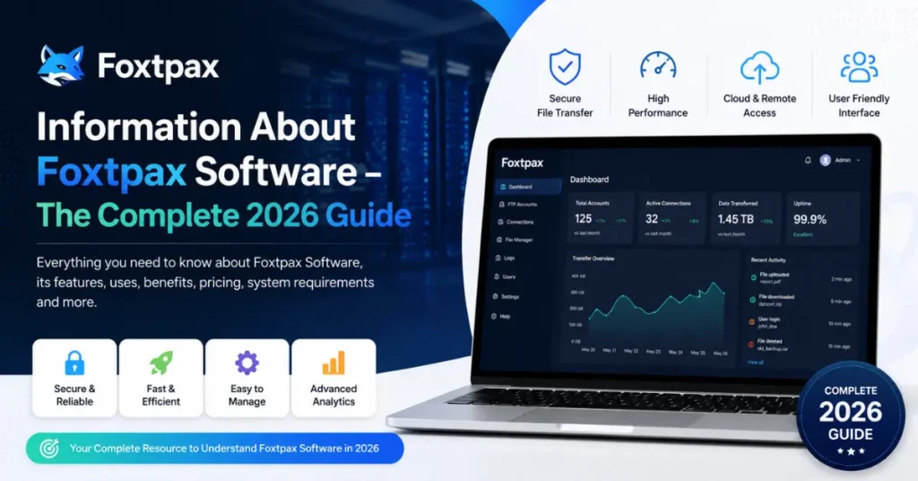information about foxtpax software